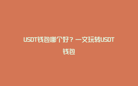 USDT钱包哪个好？一文玩转USDT钱包